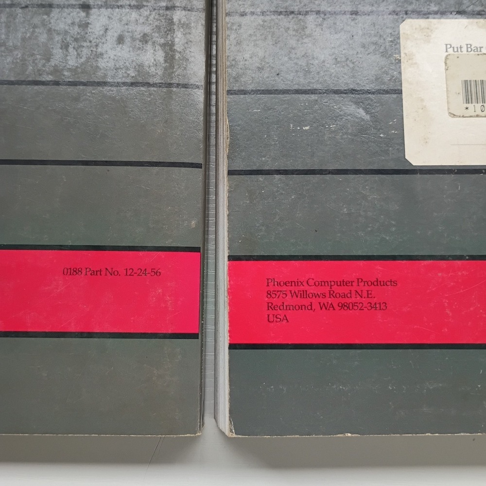 Phoenix MS-DOS and GW-BASIC User's Guide User's Reference Manuals - 1988 - Picture 5 of 13